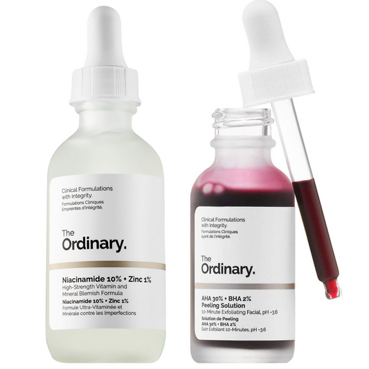 Dúo The Ordinary (Peeling + Niacinamida) 30 ml