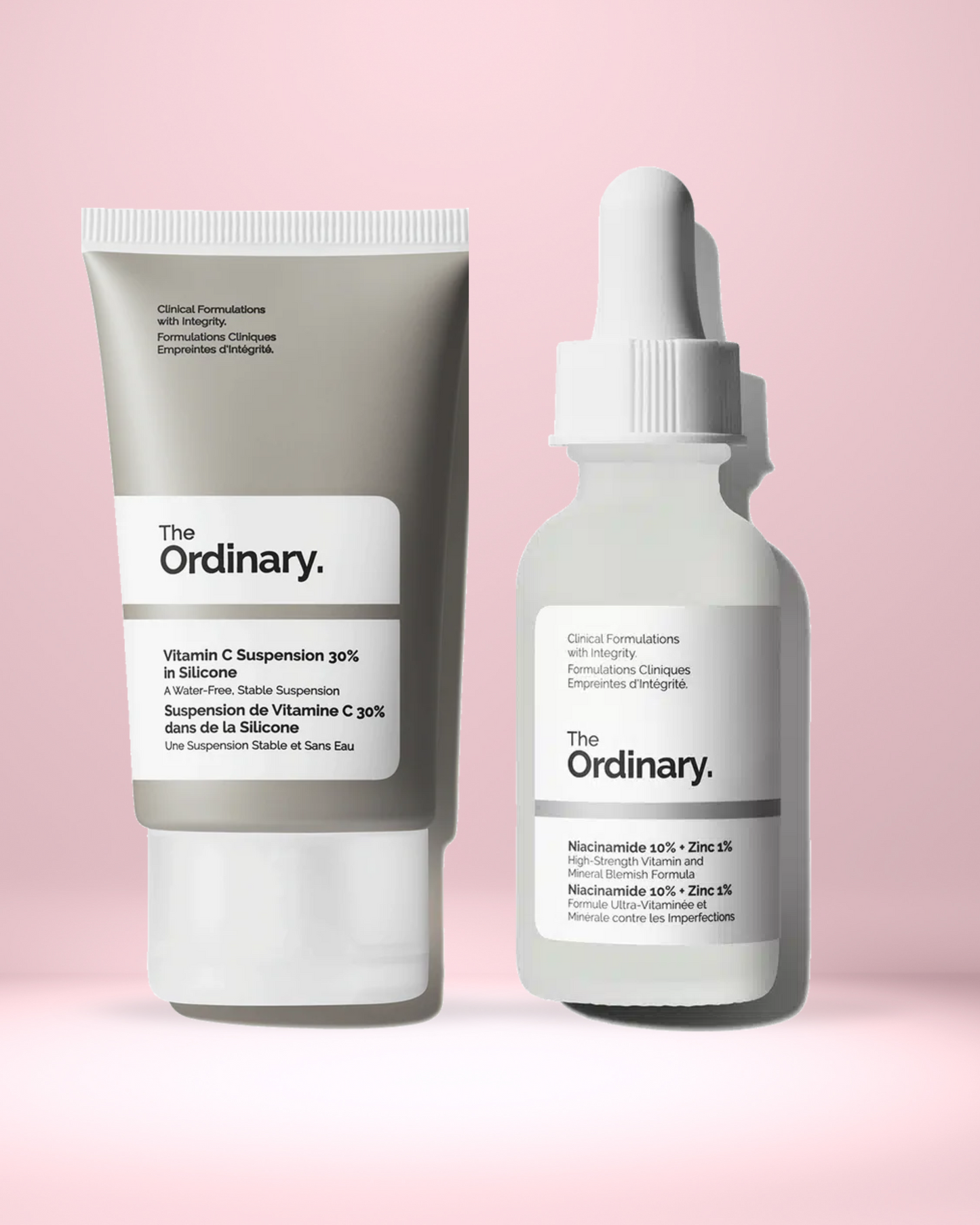 Dúo The Ordinary Vitamina C Suspension 30% + Niacinamida 10% + Zinc 1% (30ml)