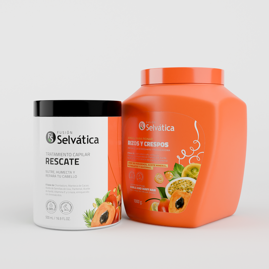 Dúo Nutritivo para Cabello Crespo y Rizado